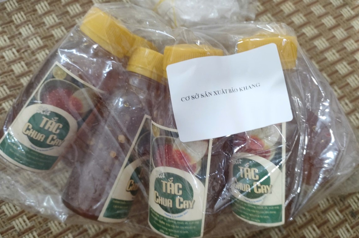 Xốt Tắc Chua Cay Bảo Khang 1.5kg